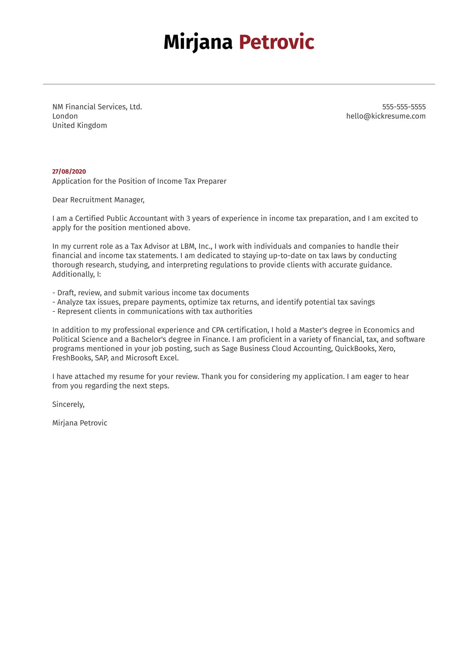 43052 tax return cover letter mistakes