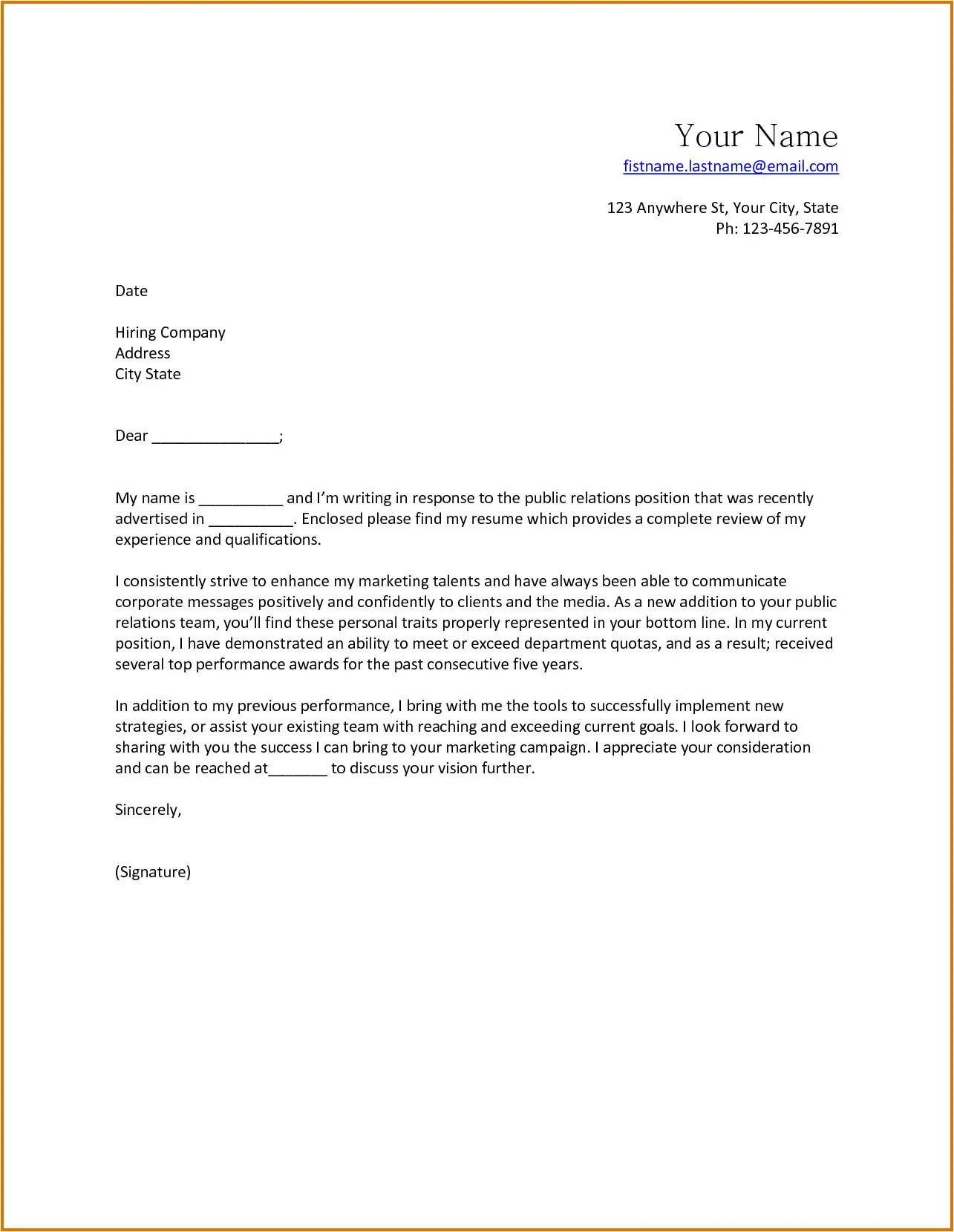 43062 healthcare industry cover letter