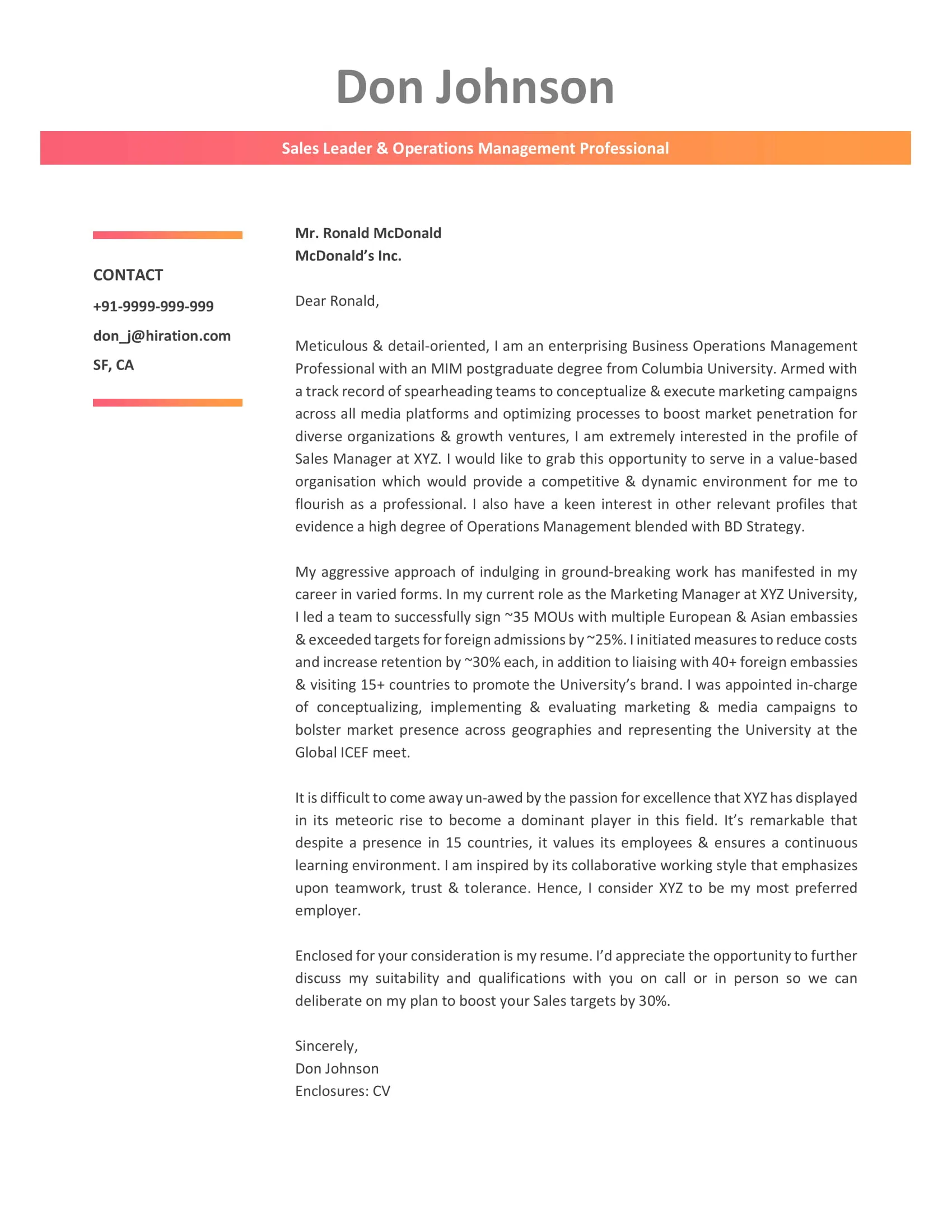 43062 interview cover letter header