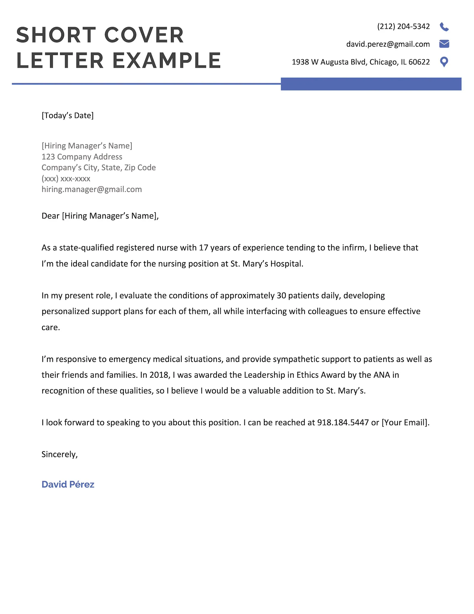 43066 cover letter email formatting