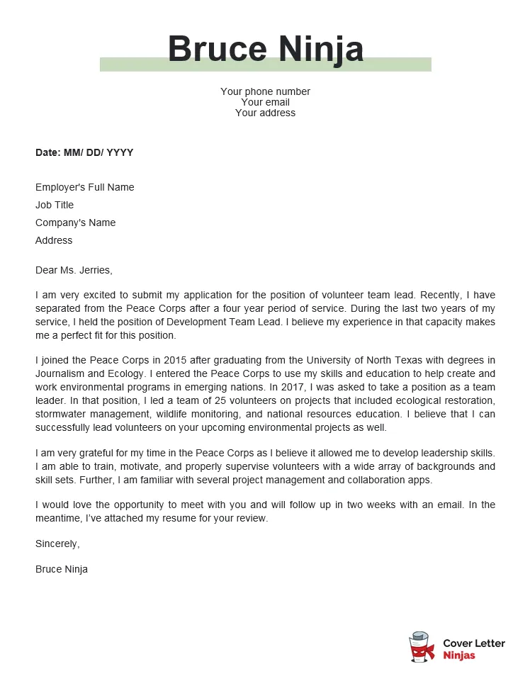 43070 nonprofit cover letter closing