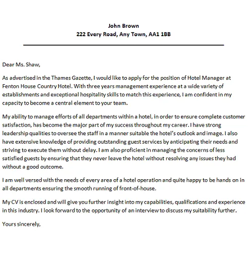 43078 cover letter tips