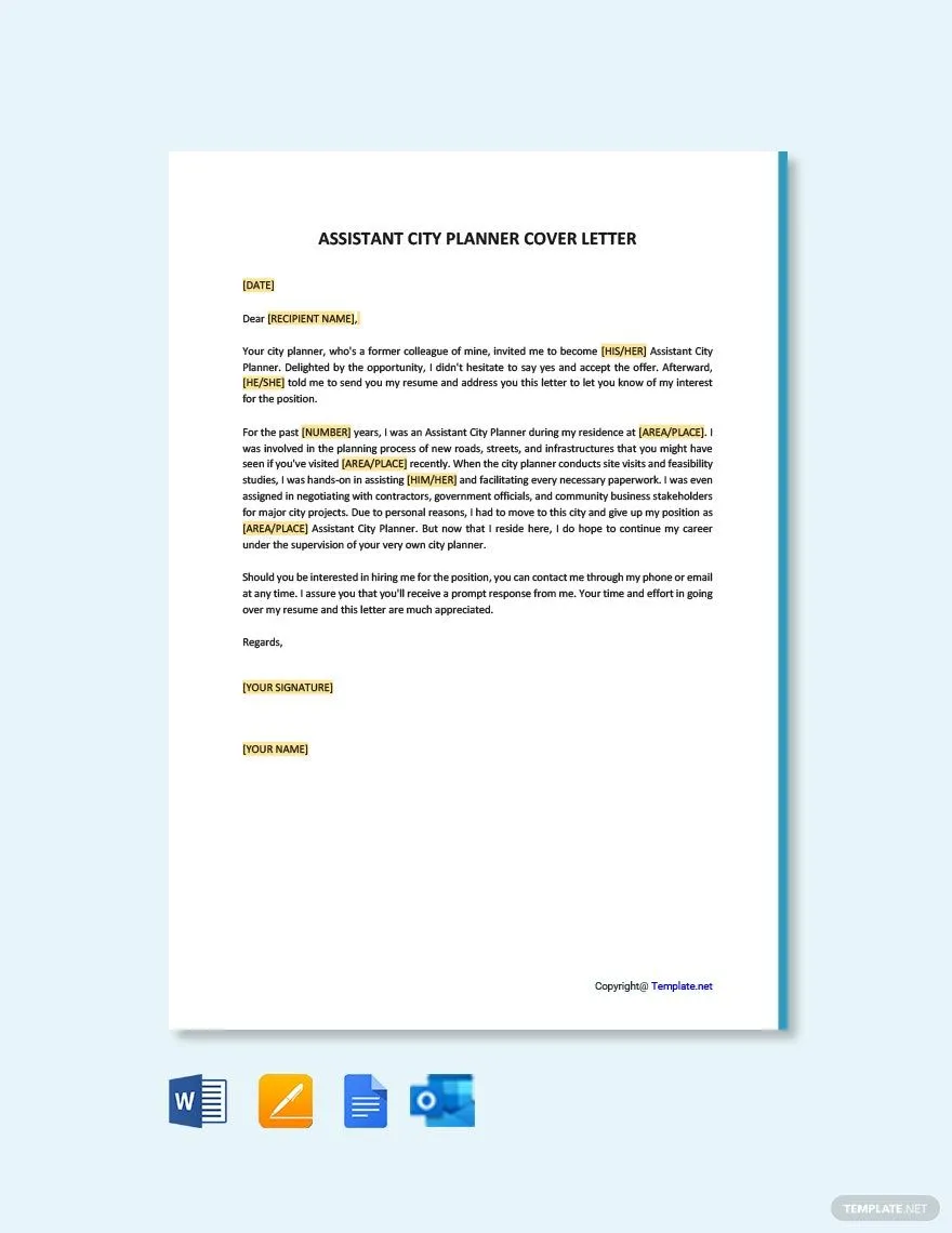 43082 city planner resume