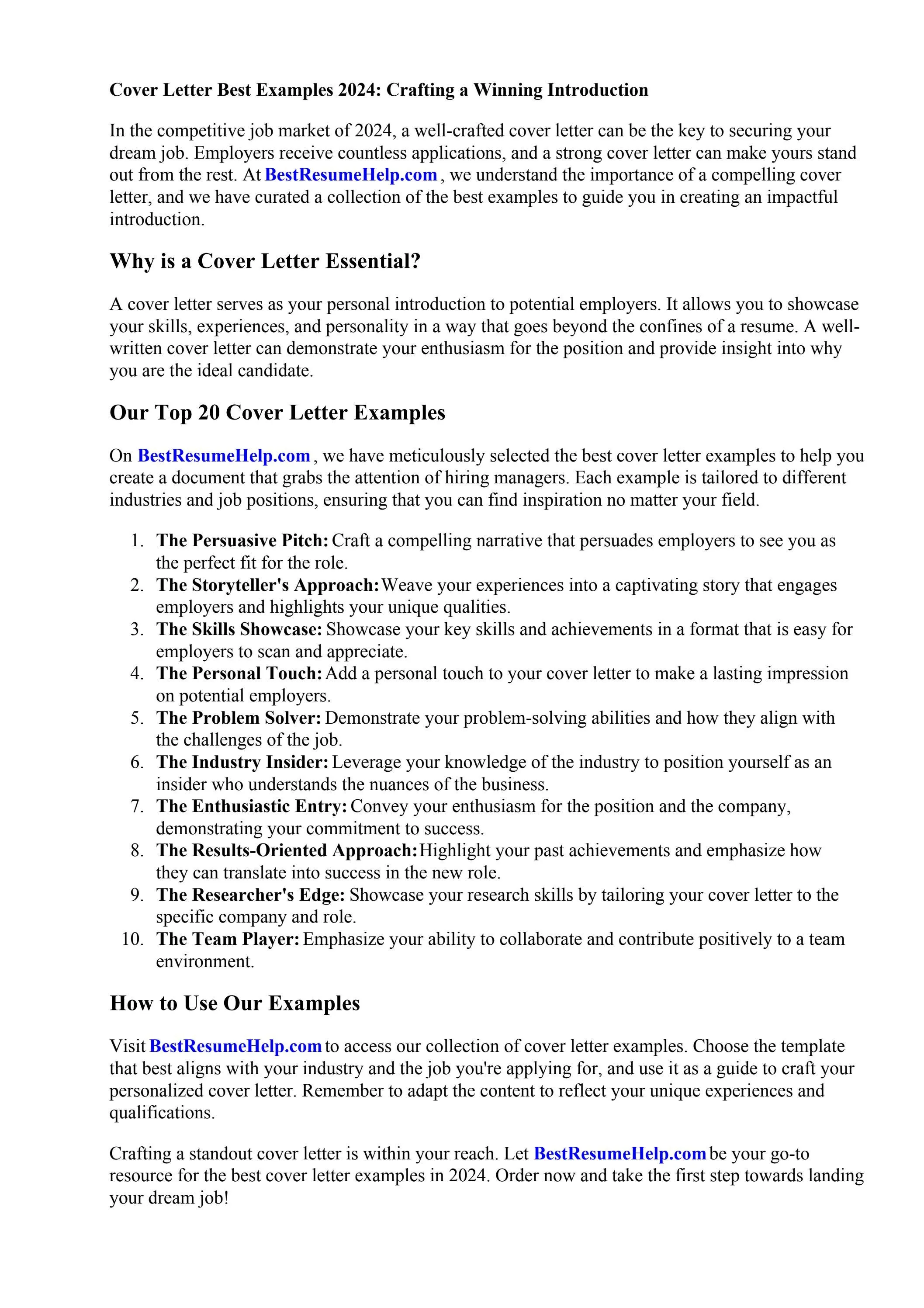 43083 cover letter formatting