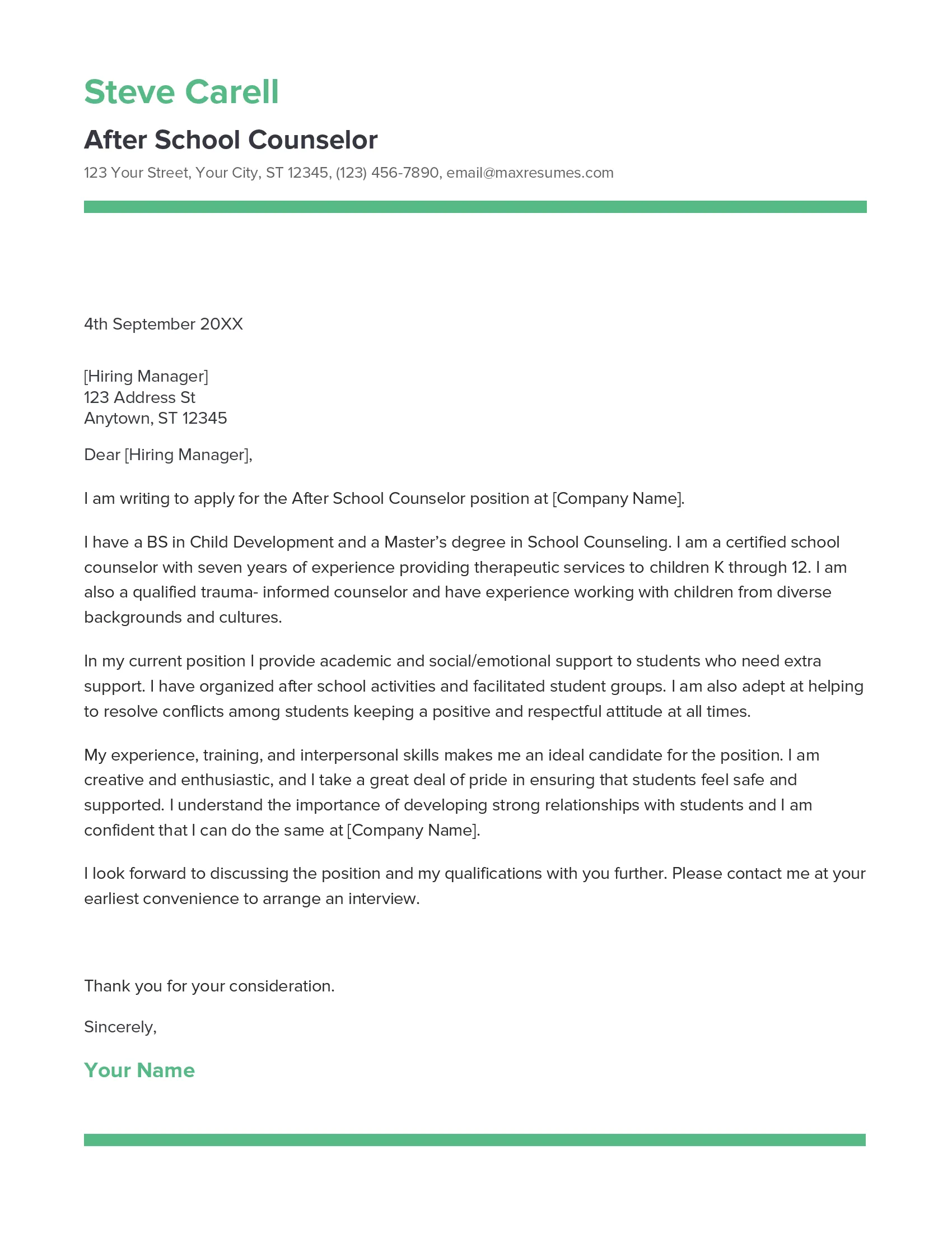 43088 cover letter tips