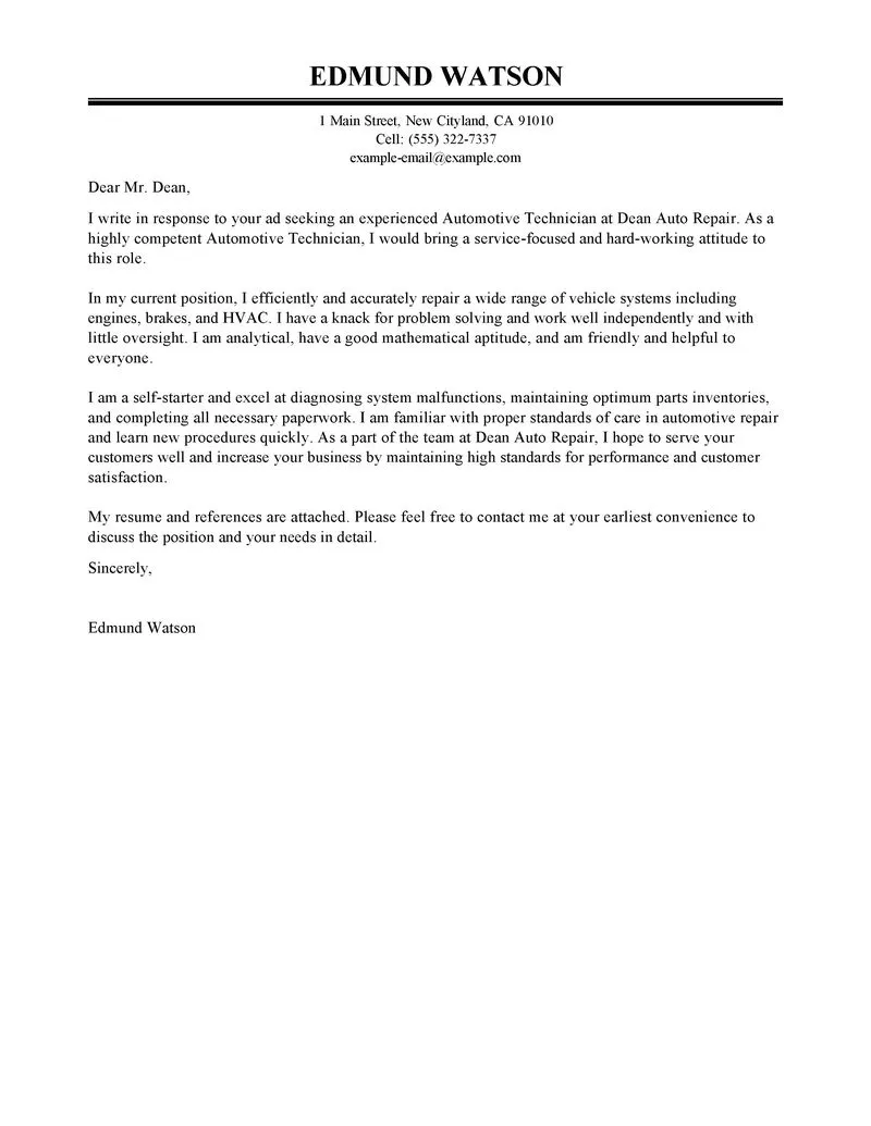 43093 cover letter formatting