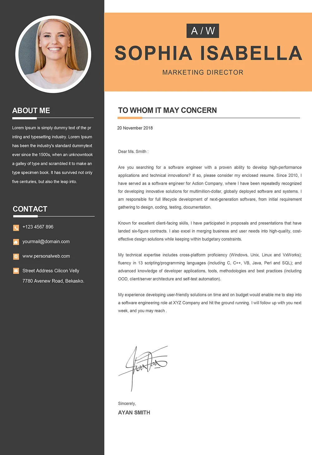 43094 proofreading cover letter