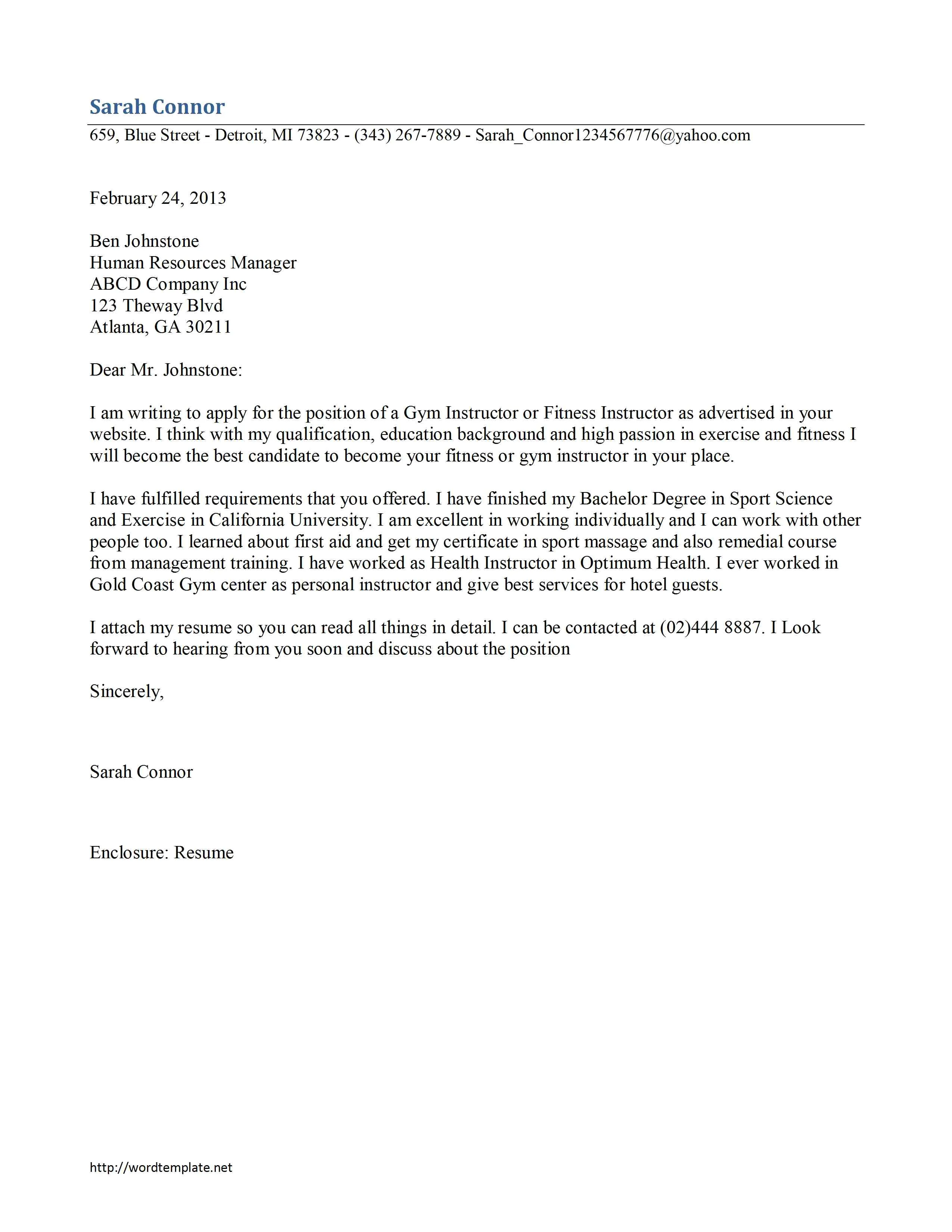 43095 gym receptionist communication