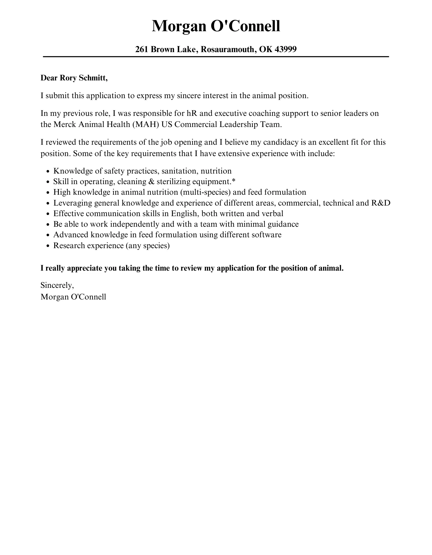 43097 animal shelter formatting tips