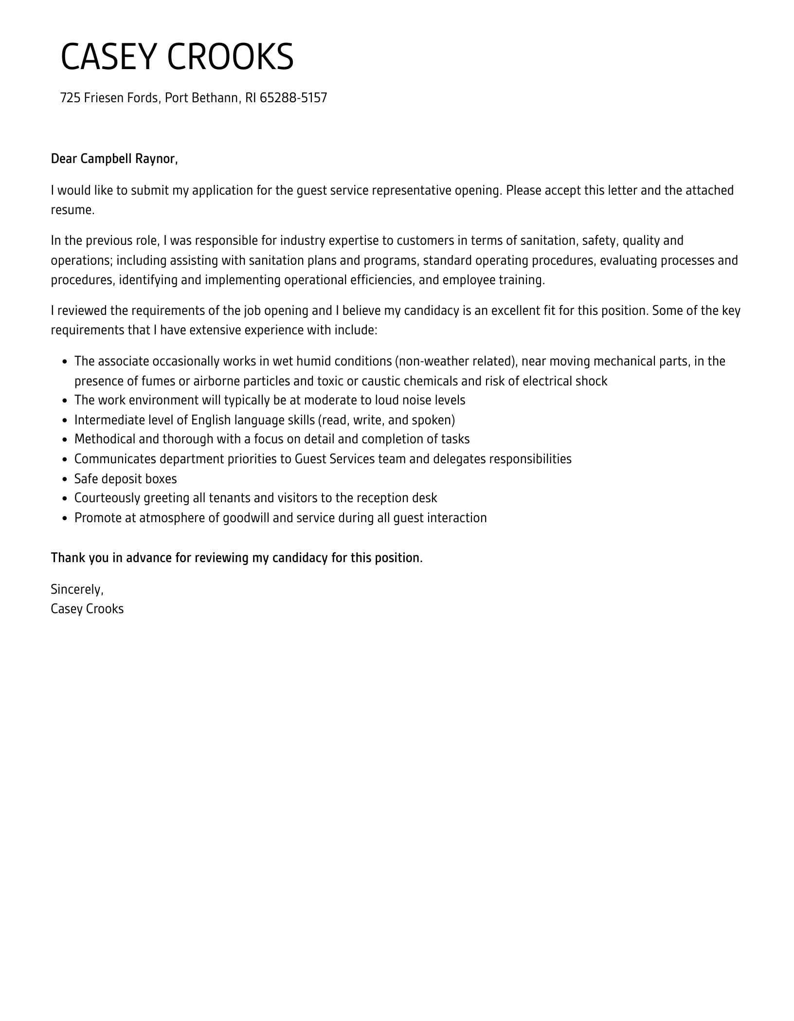 43100 guest service cover letter image5