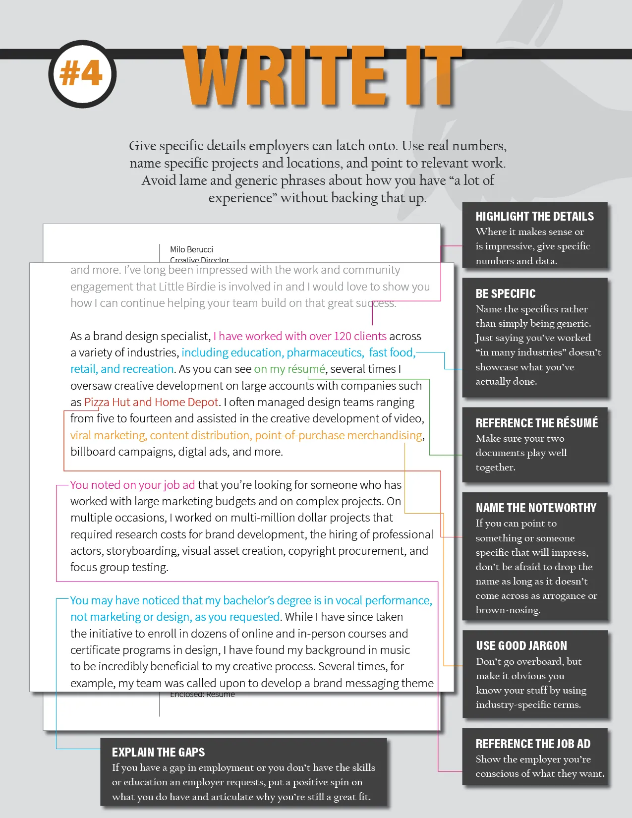 43101 cover letter achievements