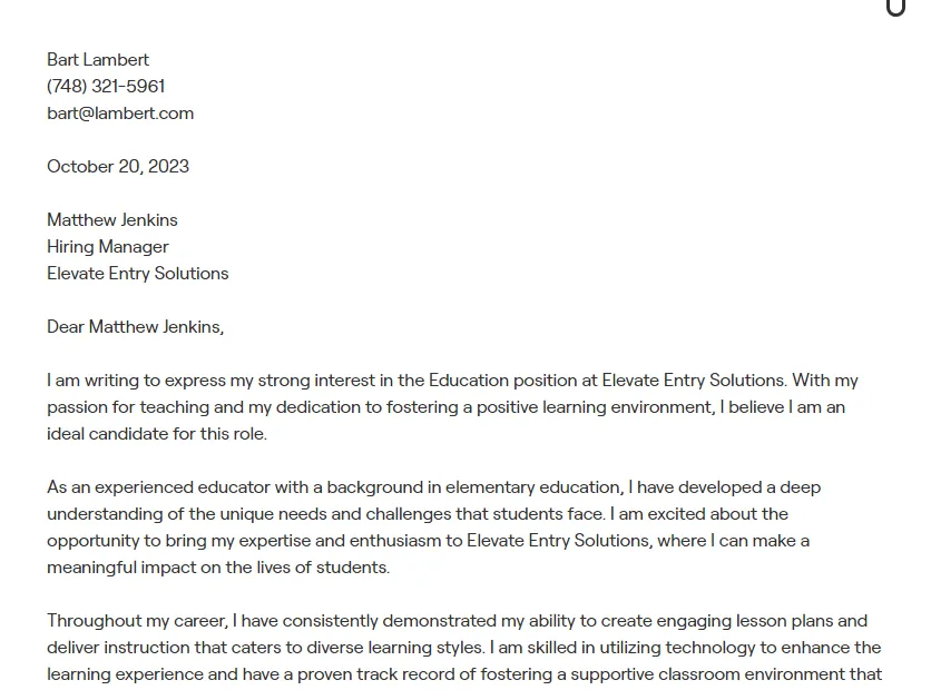 43104 cover letter education job 6