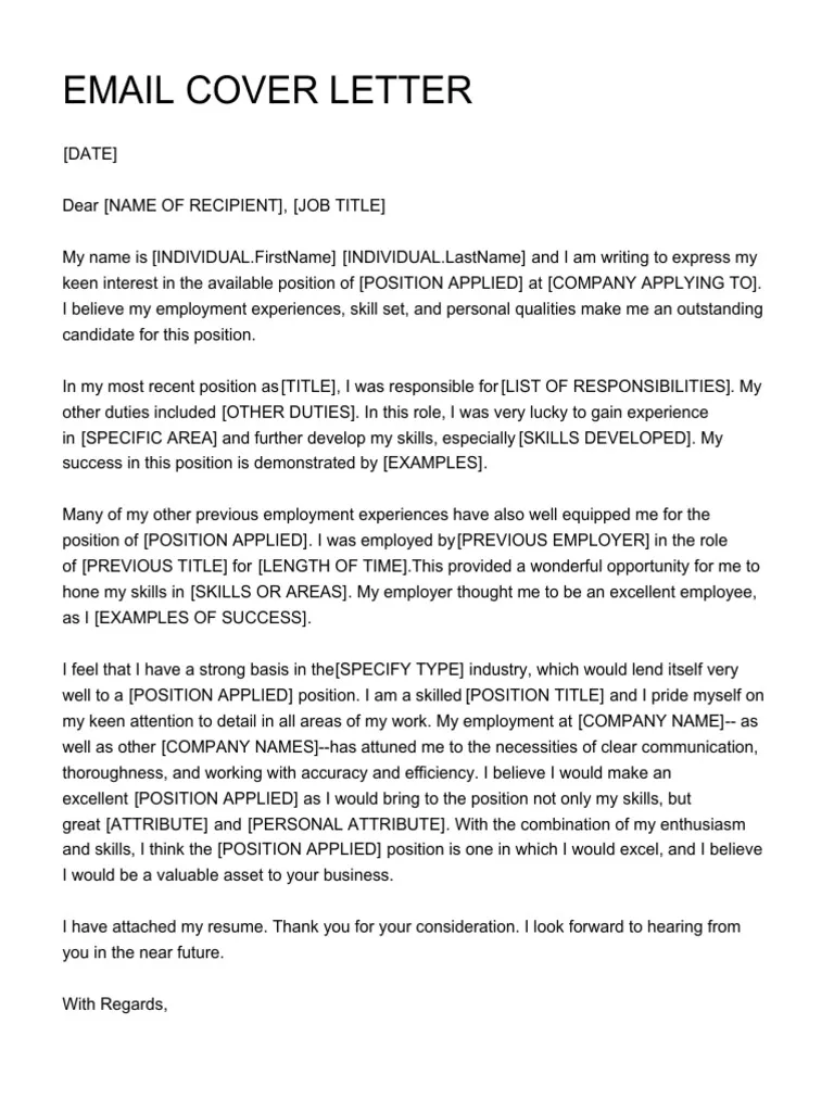 43107 cover letter email