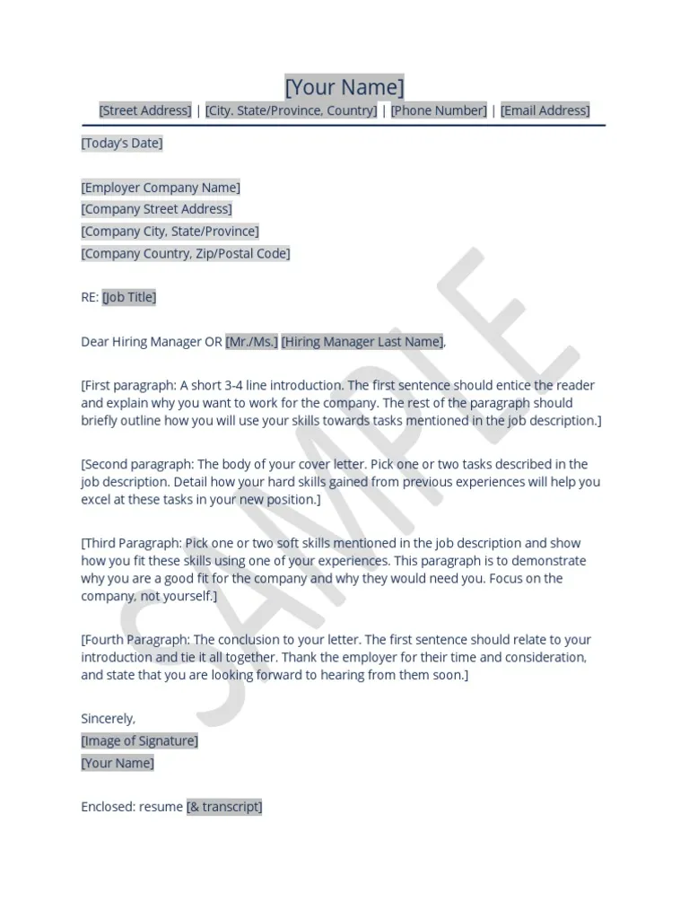 43109 general labourer cover letter header