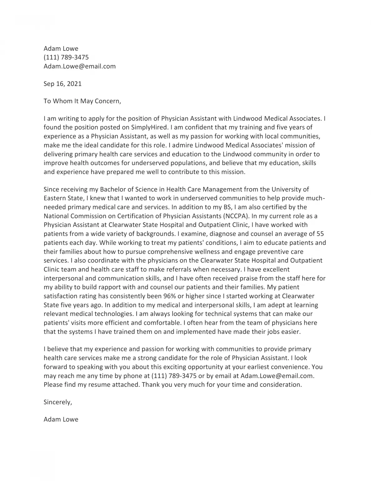 43111 pa cover letter example 1