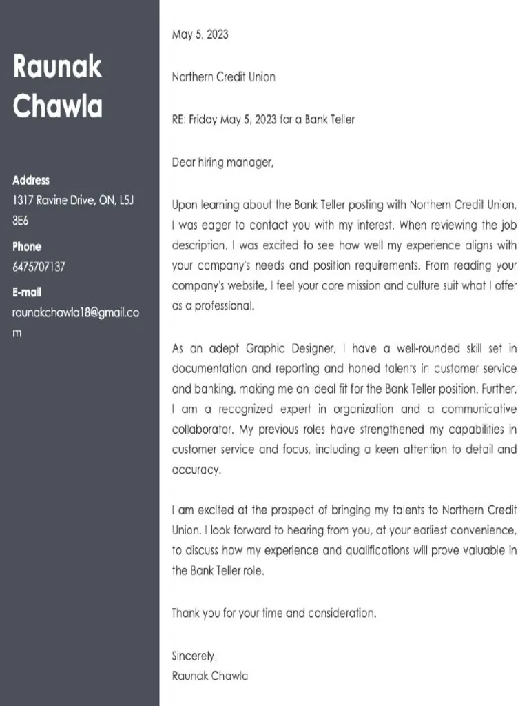 43127 cover letter header