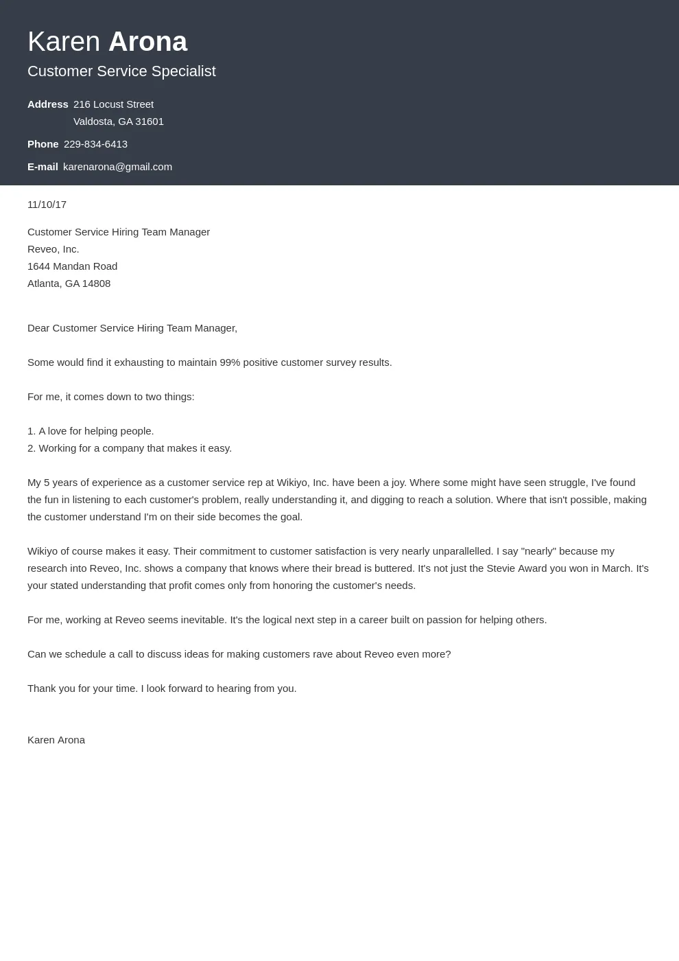 43131 cover letter no name examples