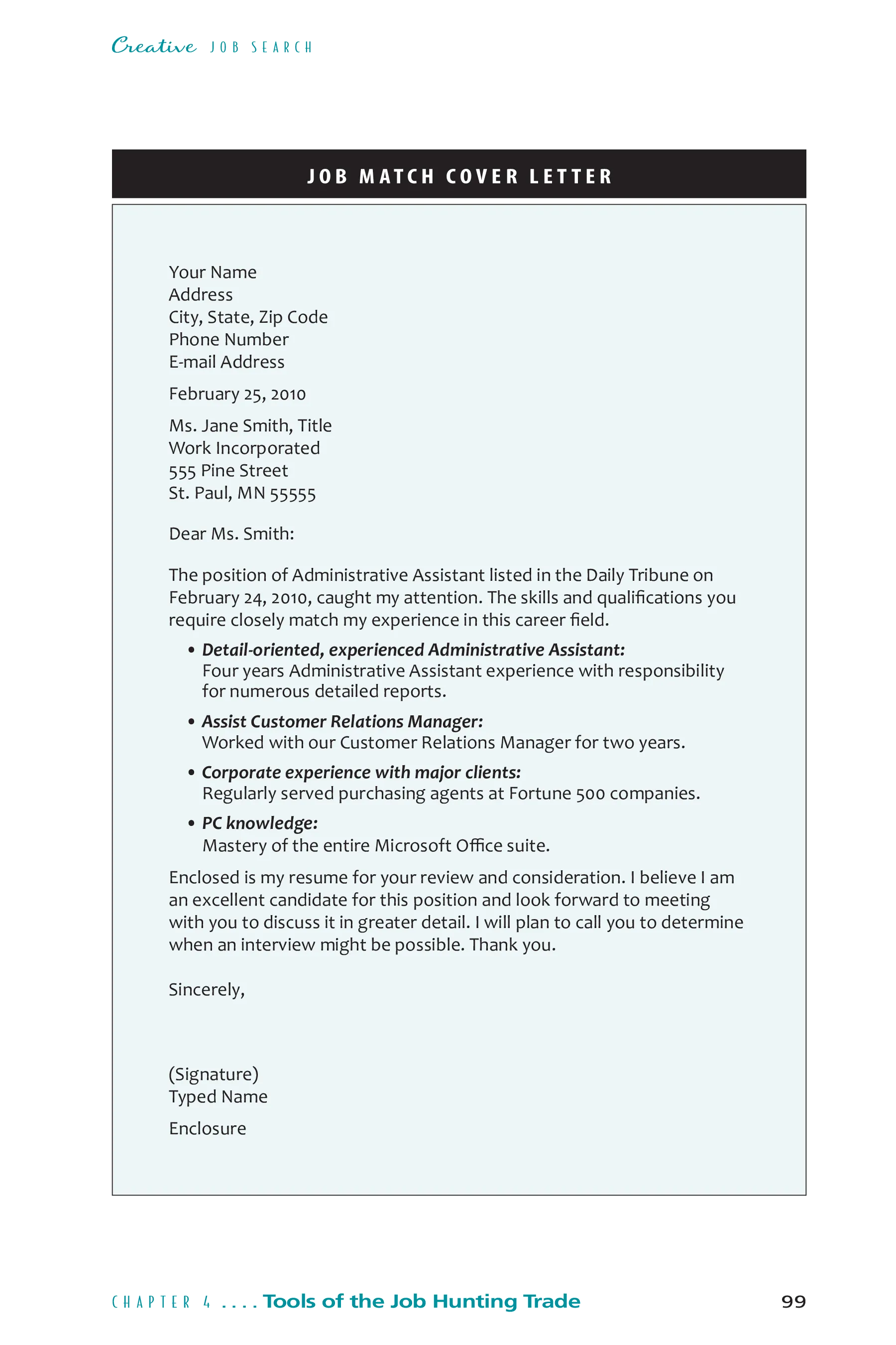 43146 it cover letter importance