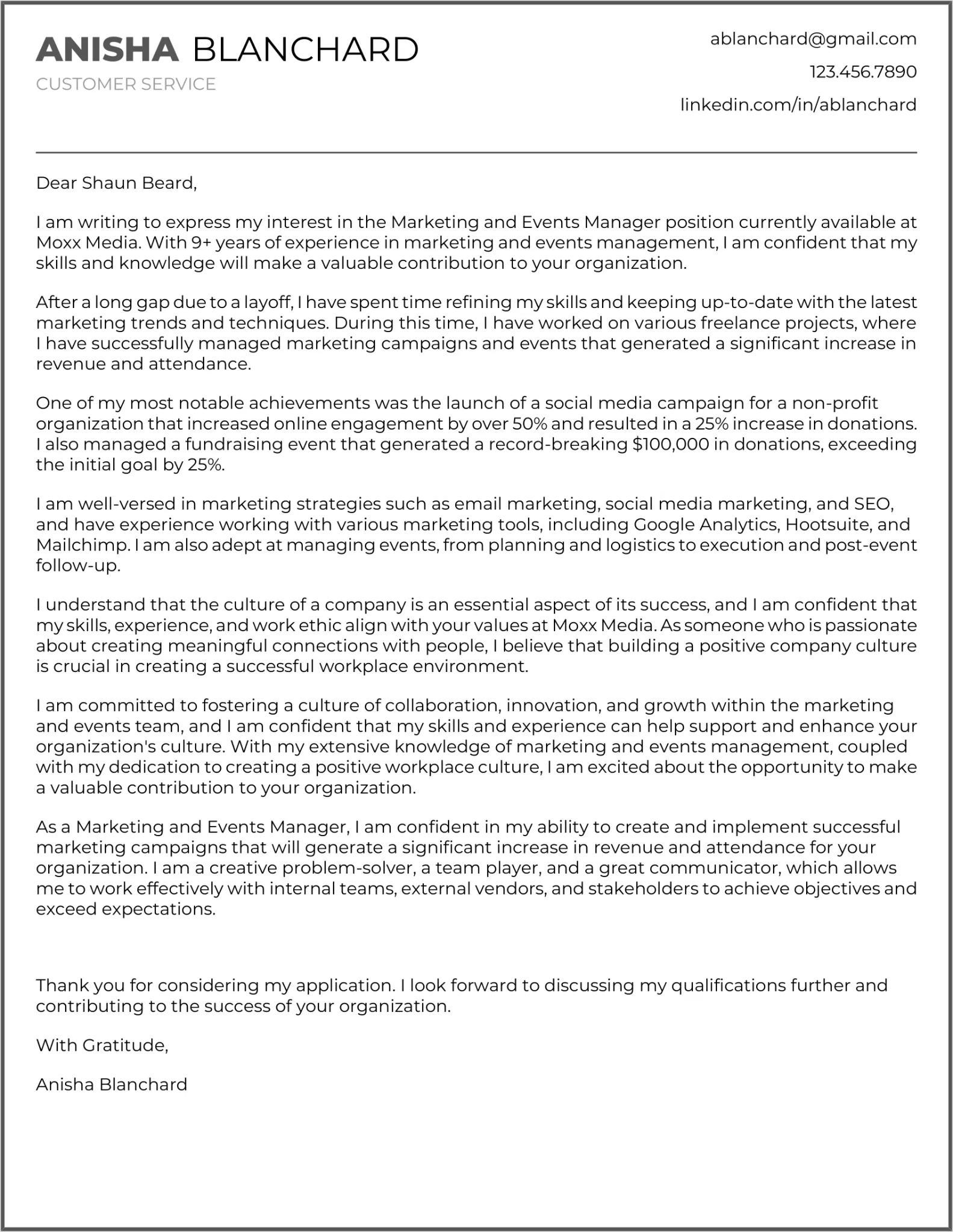 43149 tailoring cover letter