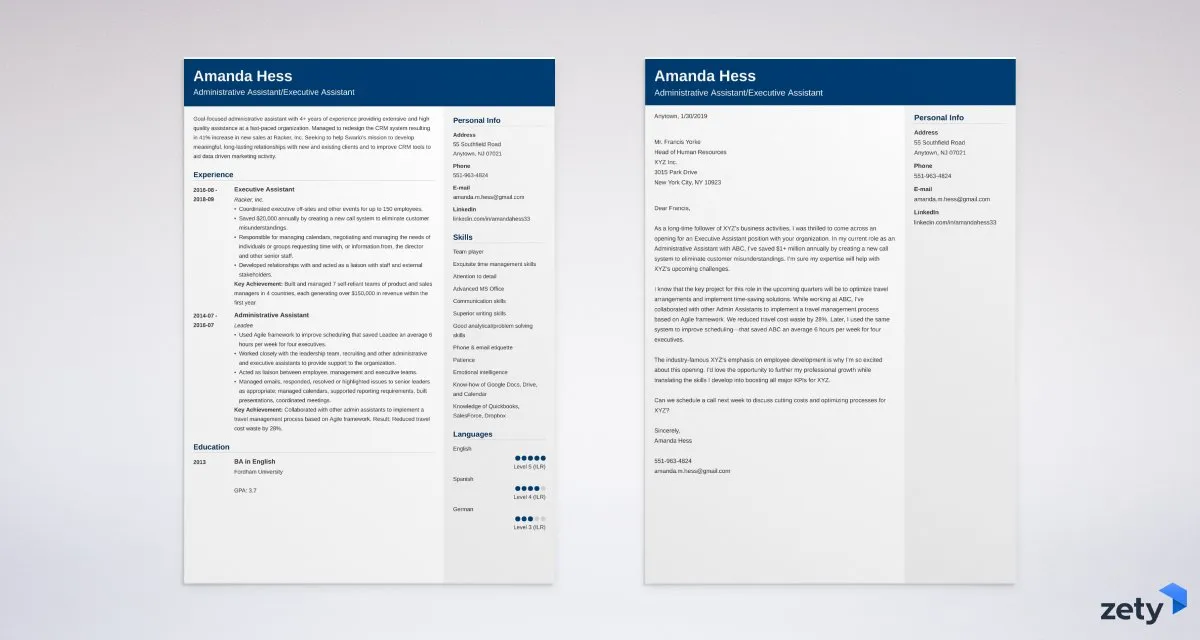 43150 cover letter format