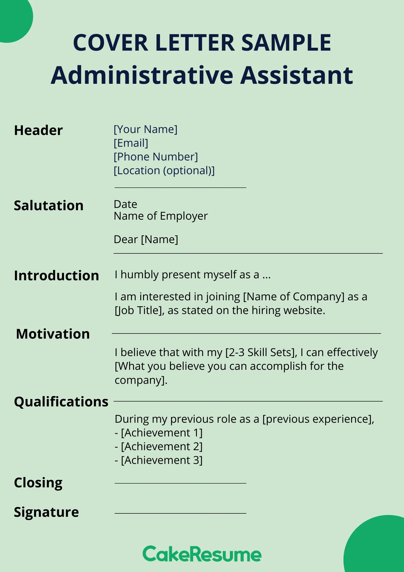 43151 cover letter components