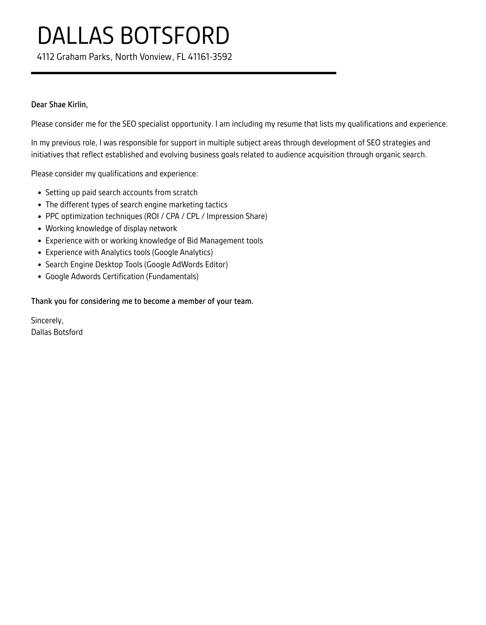 43156 proofreading cover letter