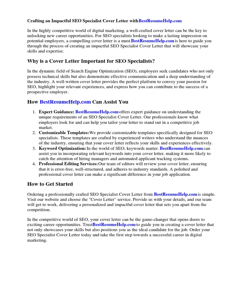 43156 seo specialist cover letter writing