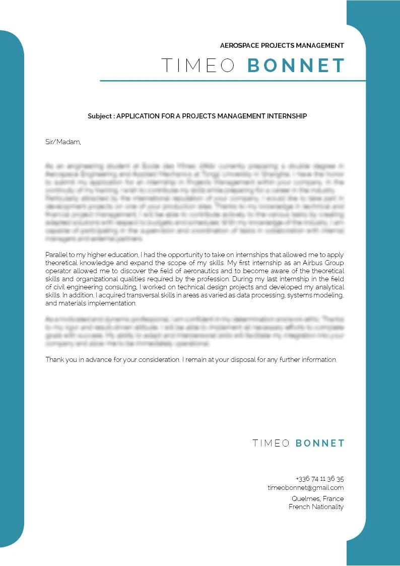43169 engineer cover letter importance