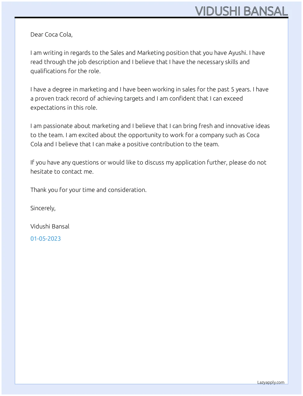 43171 marketing cover letter tips