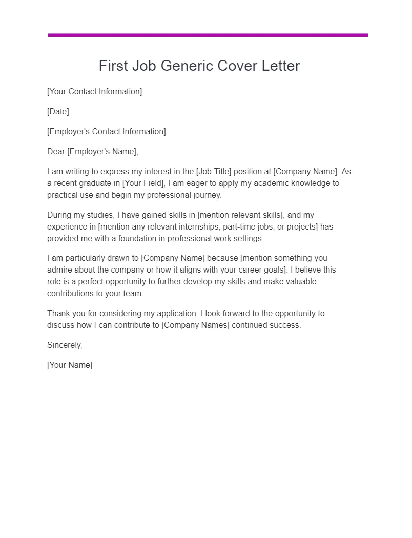 43173 cover letter first job