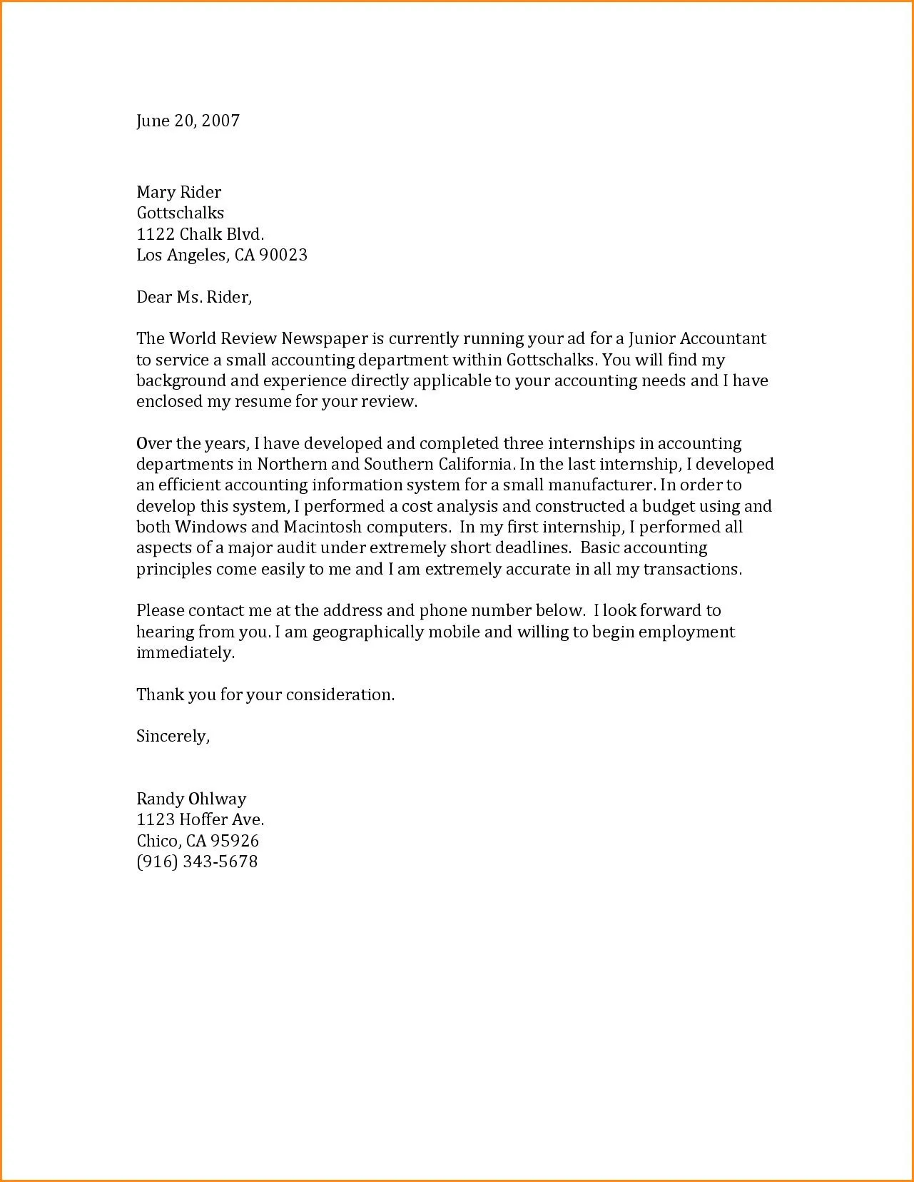 43175 education teacher cover letter