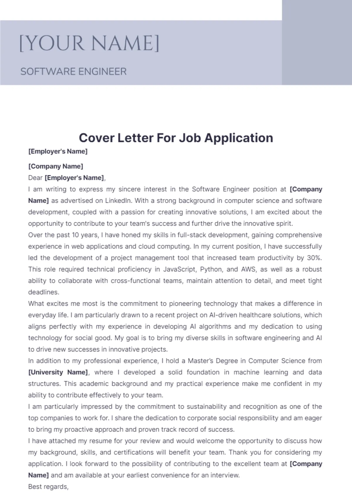 43177 cover letter formatting