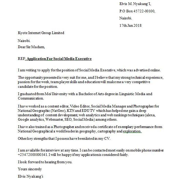43177 professional cover letter
