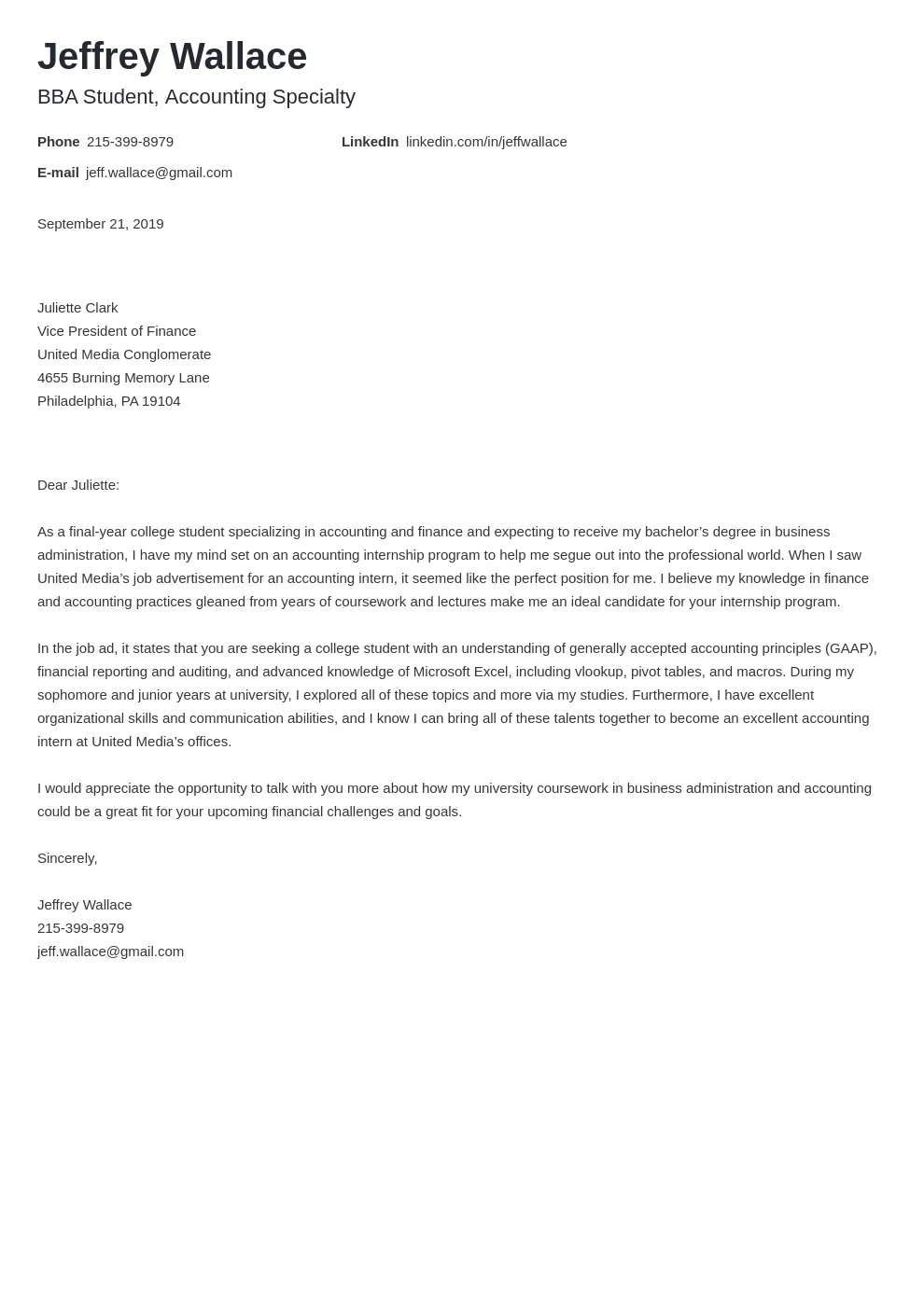 43180 cover letter elements