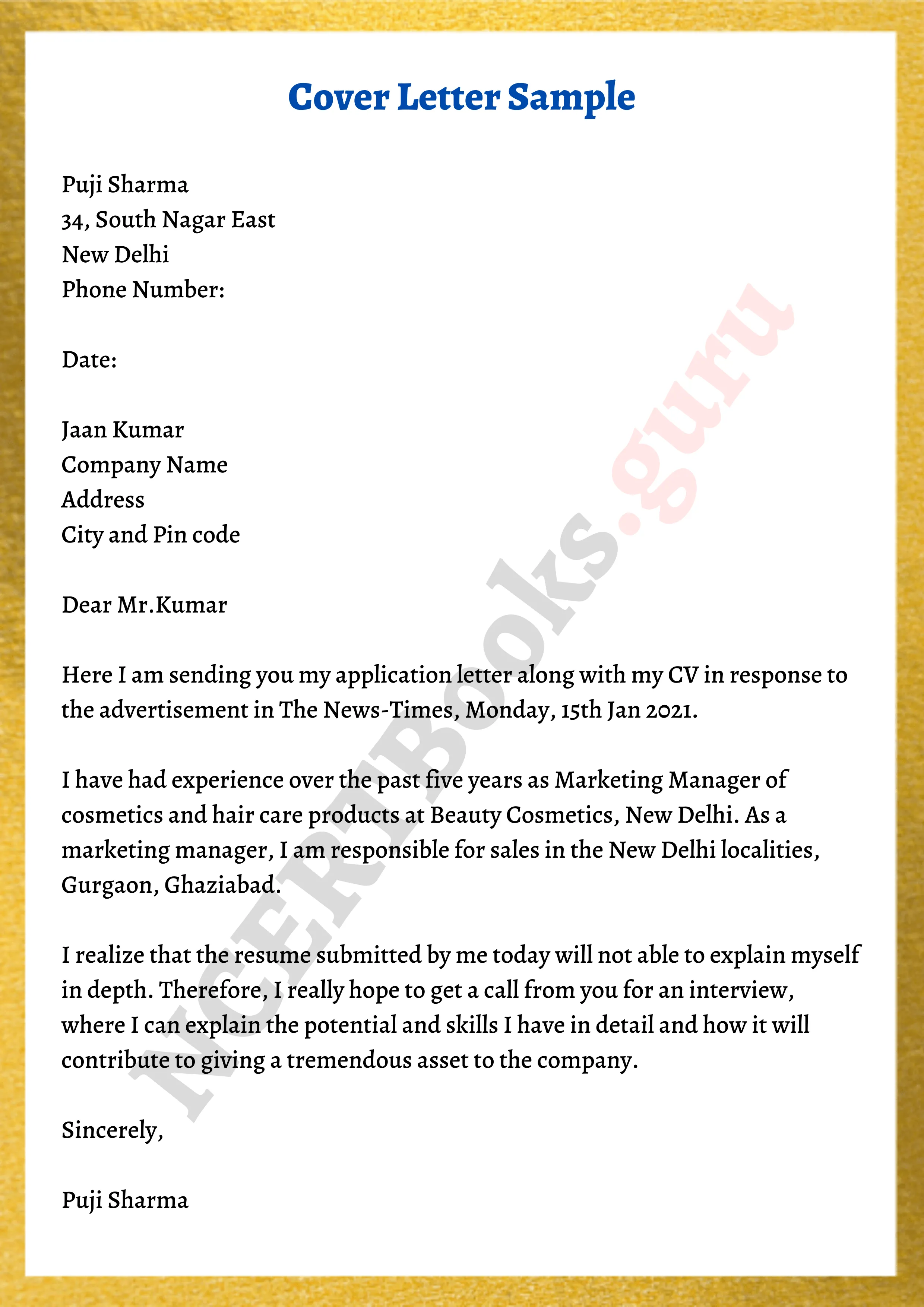 43183 cover letter format