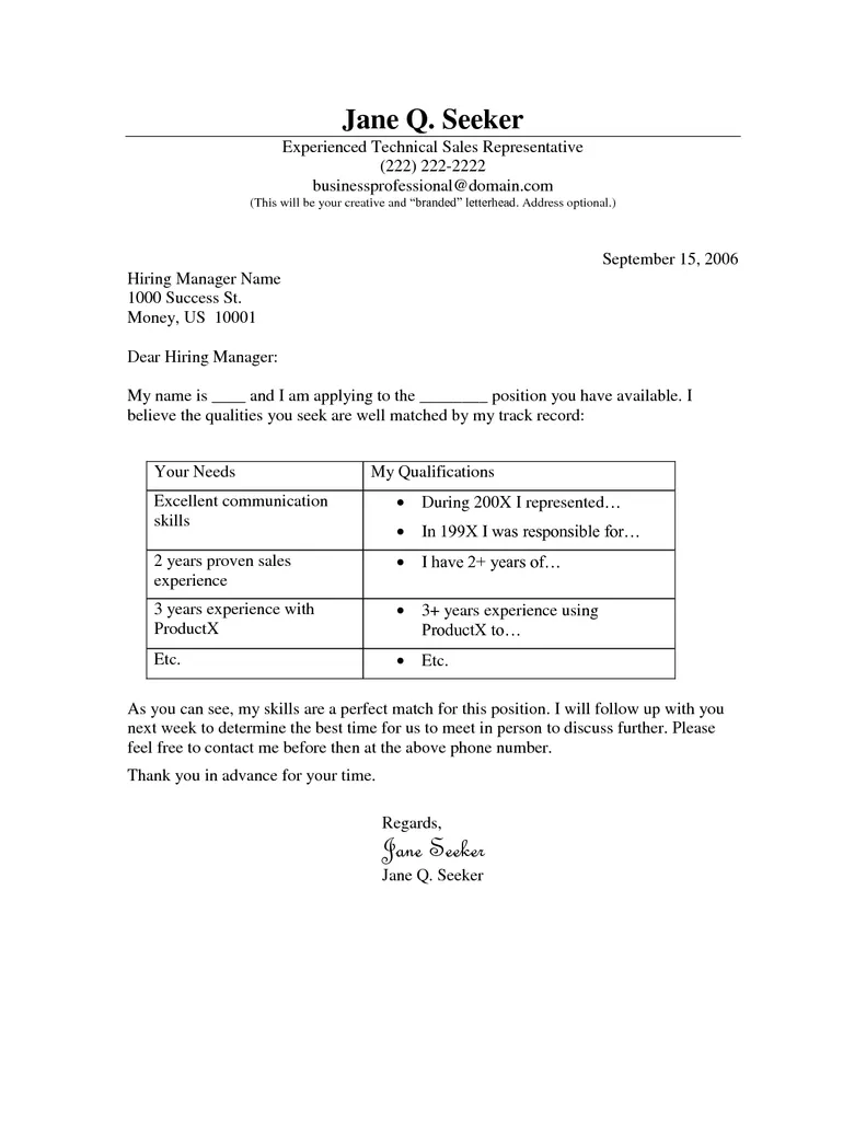 43192 achievements cover letter